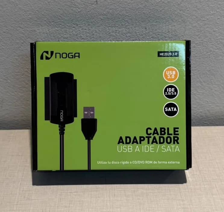 CABLE ADAPTADOR USB 3.0 A IDE/SATA HE-2020 NOGA